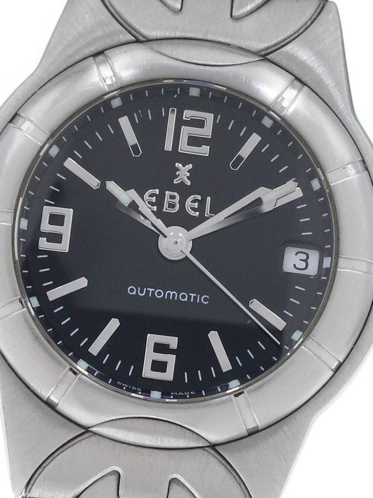 Ebel Type E E9200c21 Date Black Dial Automatic Ladies Watch